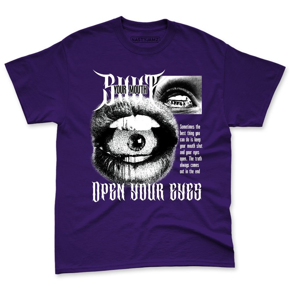 AM-CB-94-Black-Pure-Purple-NastyJamz-Premium-T-Shirt-Match-Shut-Your-Mouth