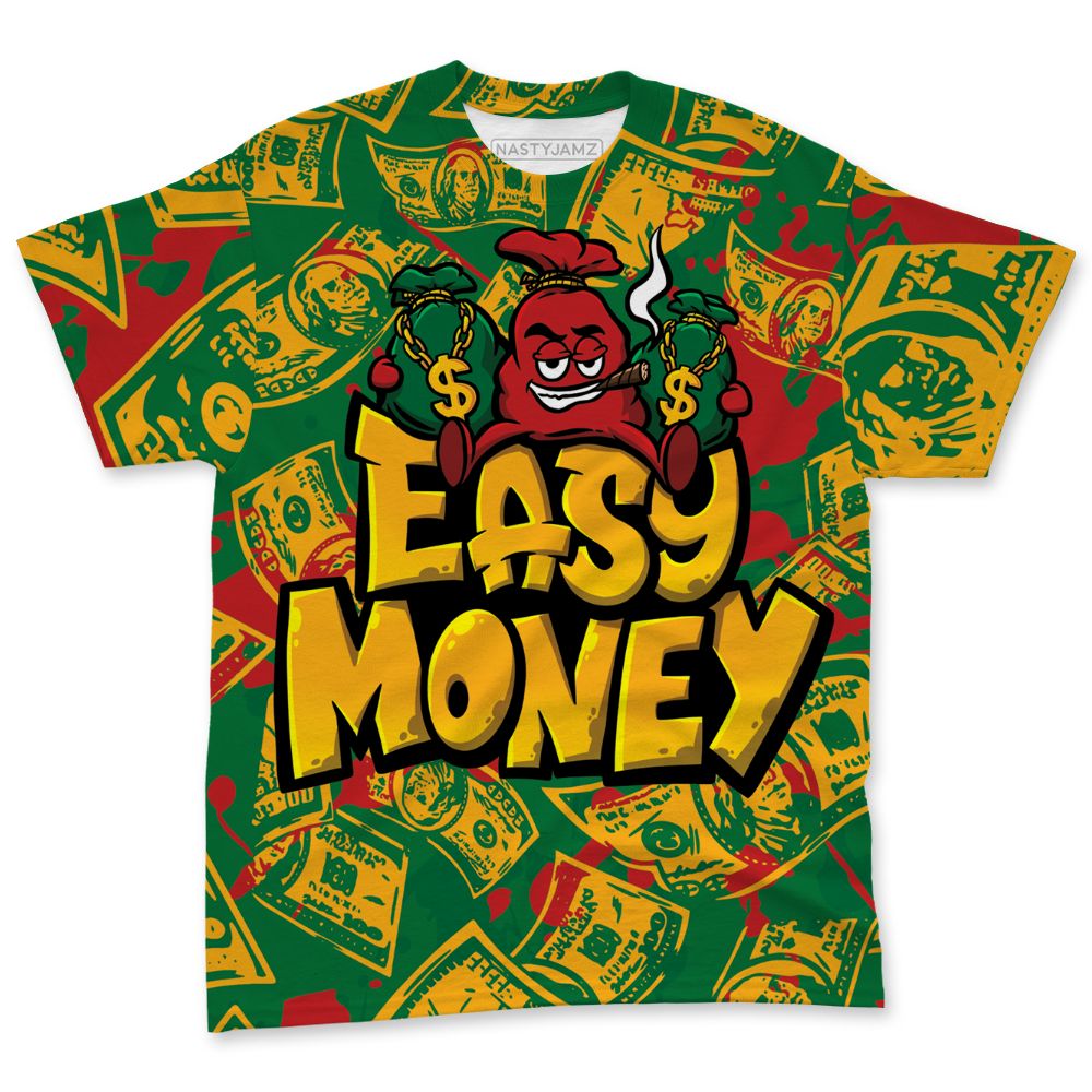 AF-1-Low-Lucky-Green-NastyJamz-T-Shirt-Match-Easy-Money-All-Over-Print