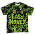 Air-Foamposite-One-Black-Volt-Nasty-T-Shirt-Match-Easy-Money-All-Over-Print