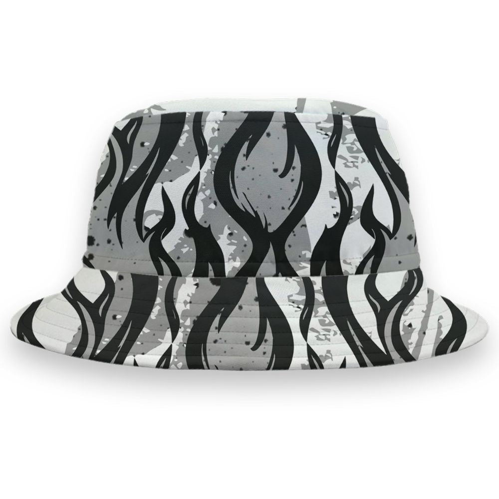 White-Cement-4s-NastyJamz-Bucket-Hat-Match-23-Burning-Fire-3D-All-Over-Print