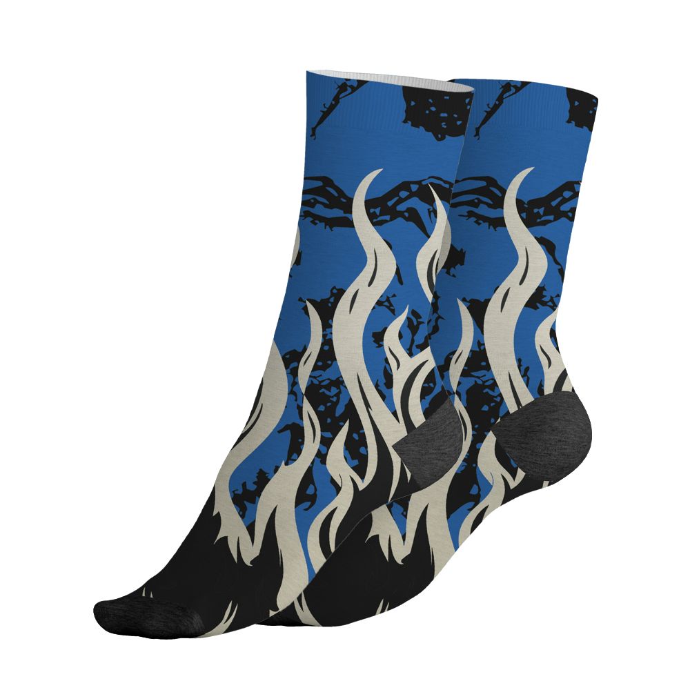 Rare-Air-3s-NastyJamz-Socks-Match-23-Burning-Fire-All-Over-Print