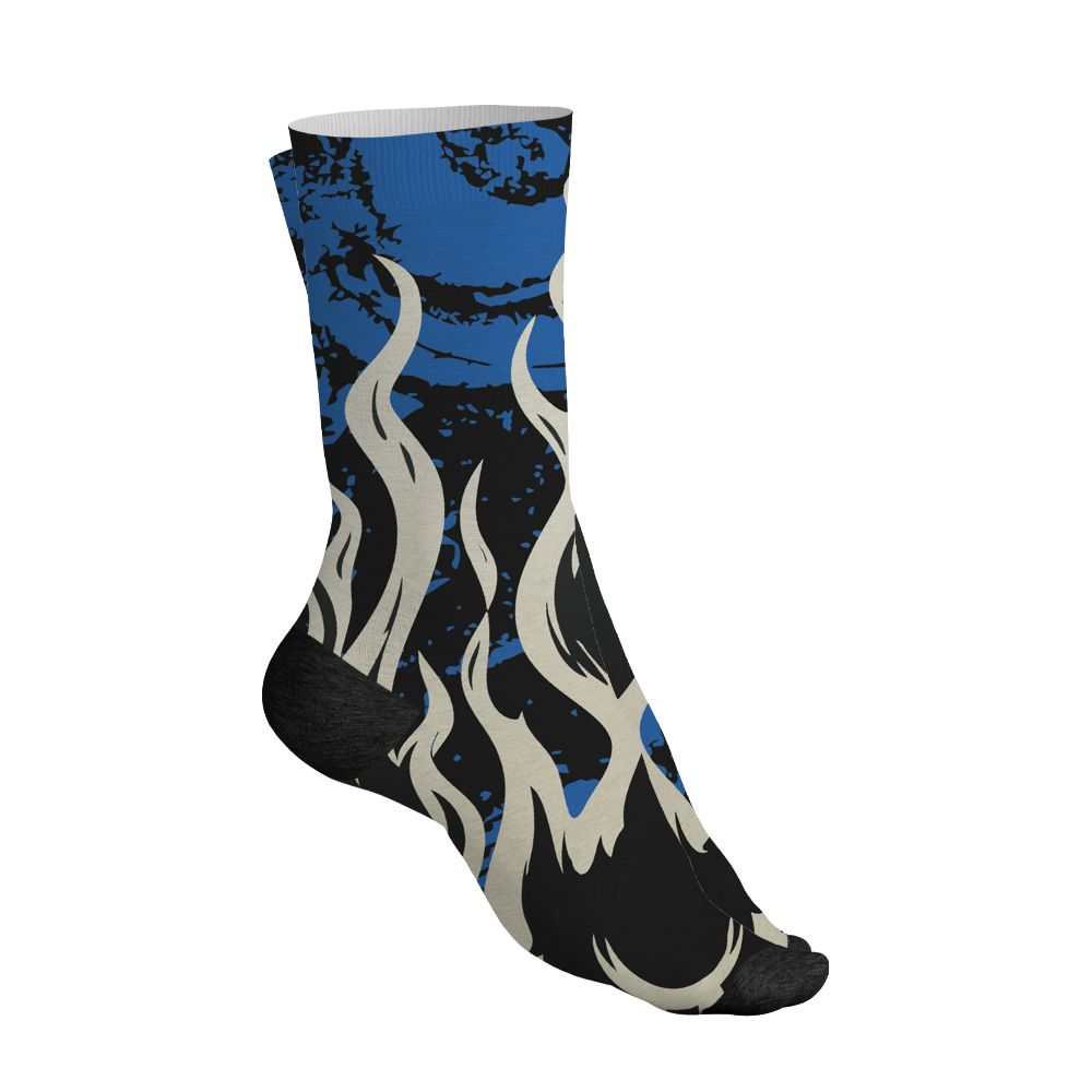 Rare-Air-3s-NastyJamz-Socks-Match-23-Burning-Fire-All-Over-Print