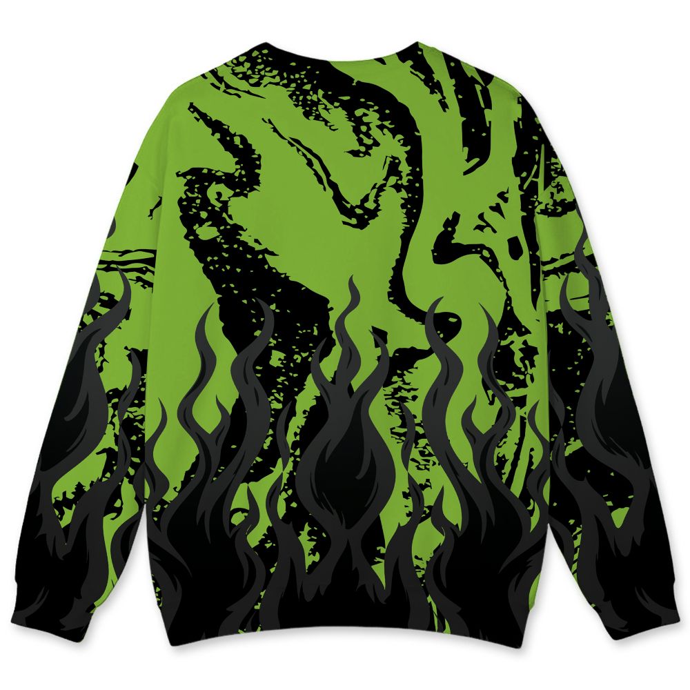 Air-Foamposite-One-Black-Volt-NastyJamz-Sweatshirt-Match-23-Burning-Fire-All-Over-Print