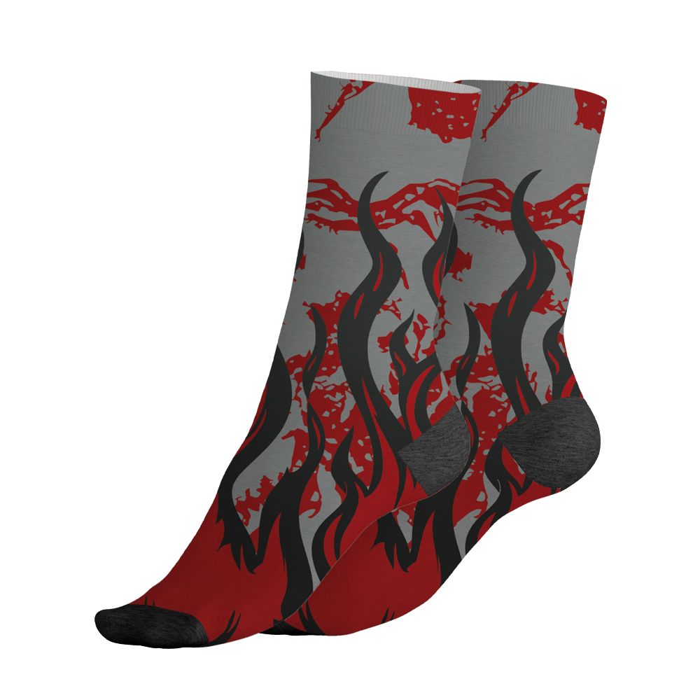U.nion-Varsity-Red-Shadow-Grey-1s-NastyJamz-Socks-Match-23-Burning-Fire-All-Over-Print