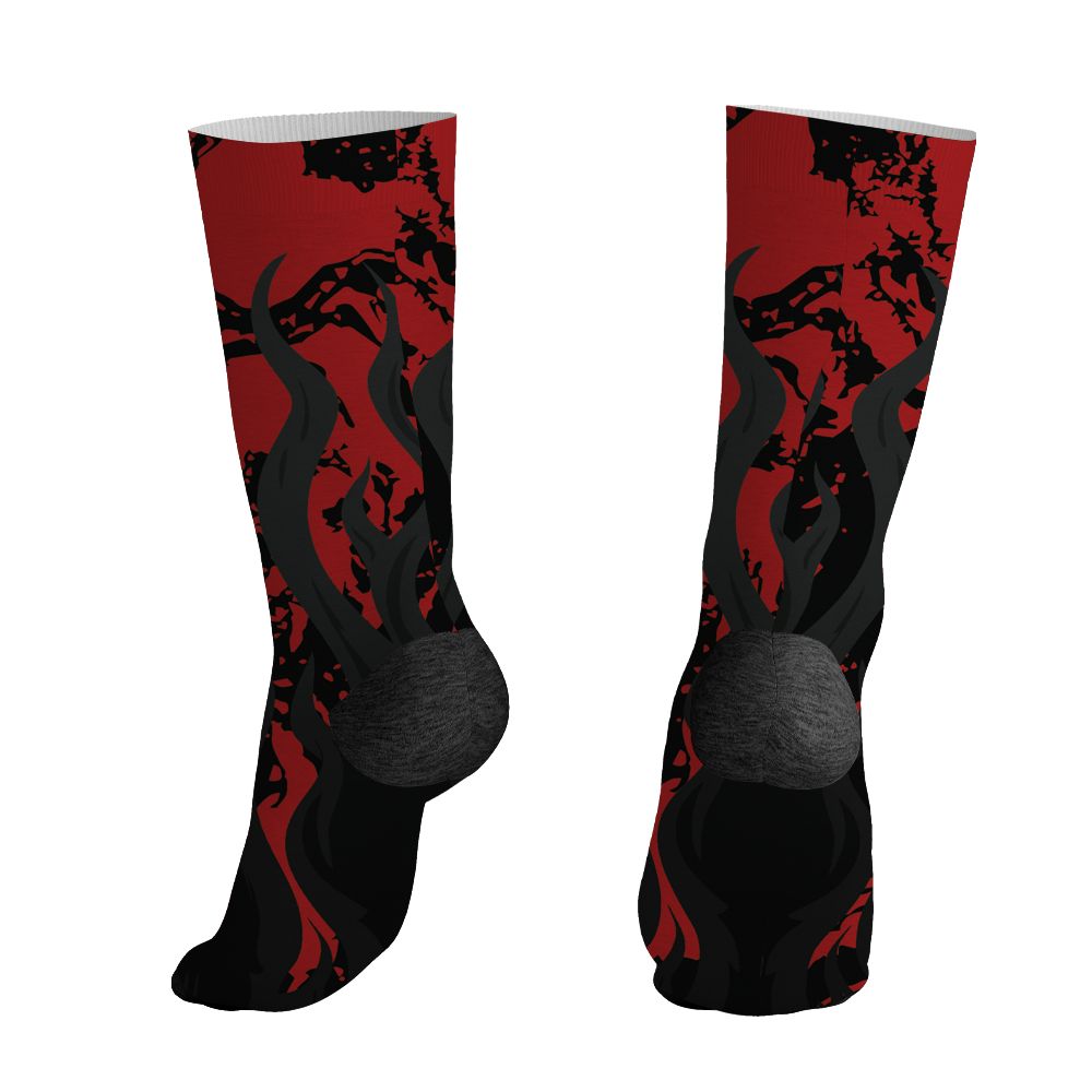 Low-Bred-11s-NastyJamz-Socks-Match-23-Burning-Fire-All-Over-Print