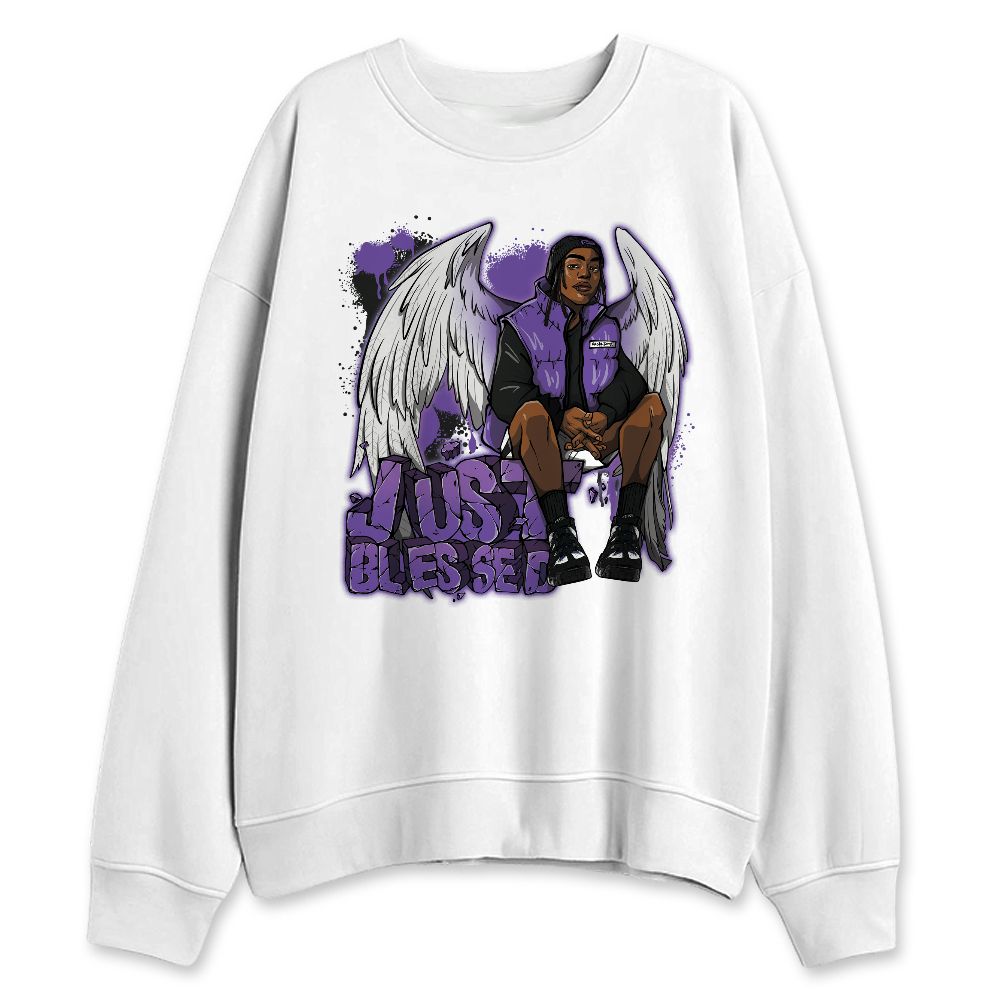 AM-CB-94-Black-Pure-Purple-NastyJamz-Sweatshirt-Match-Just-Blessed