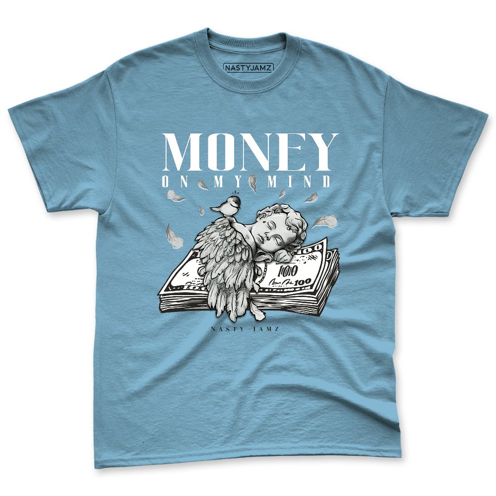 Air-Foamposite-Psychic-Blue-NastyJamz-Premium-T-Shirt-Match-Money-On-My-Mind-Angel