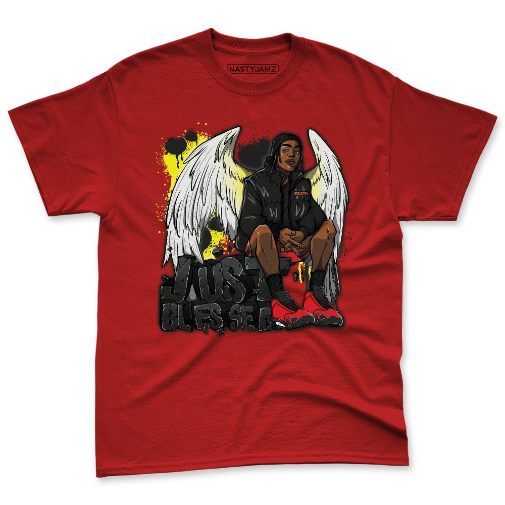 Ferrari-14s-NastyJamz-Premium-T-Shirt-Match-Just-Blessed