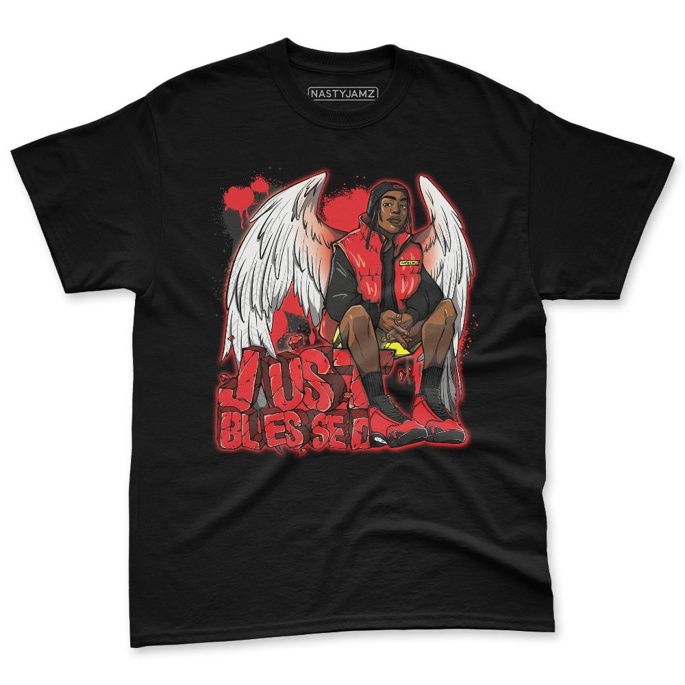 Ferrari-14s-NastyJamz-Premium-T-Shirt-Match-Just-Blessed