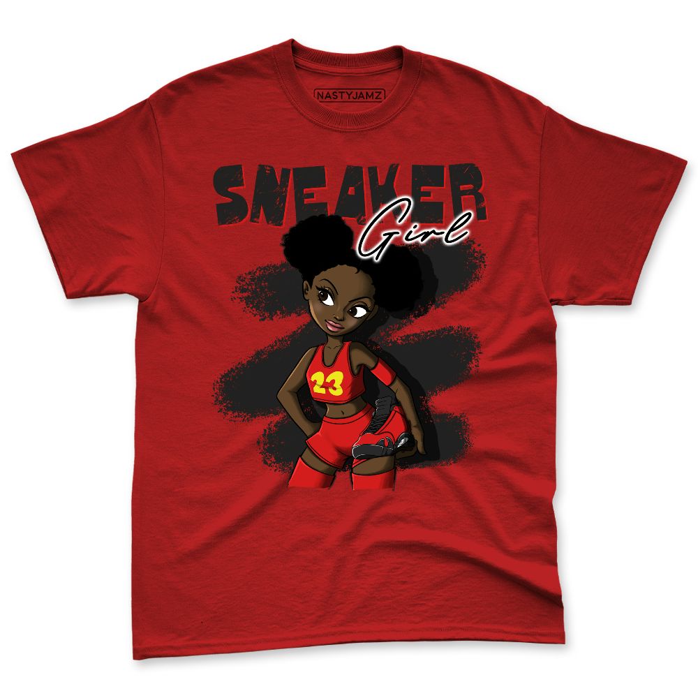 Ferrari-14s-NastyJamz-Premium-T-Shirt-Match-Black-Sneaker-Girl