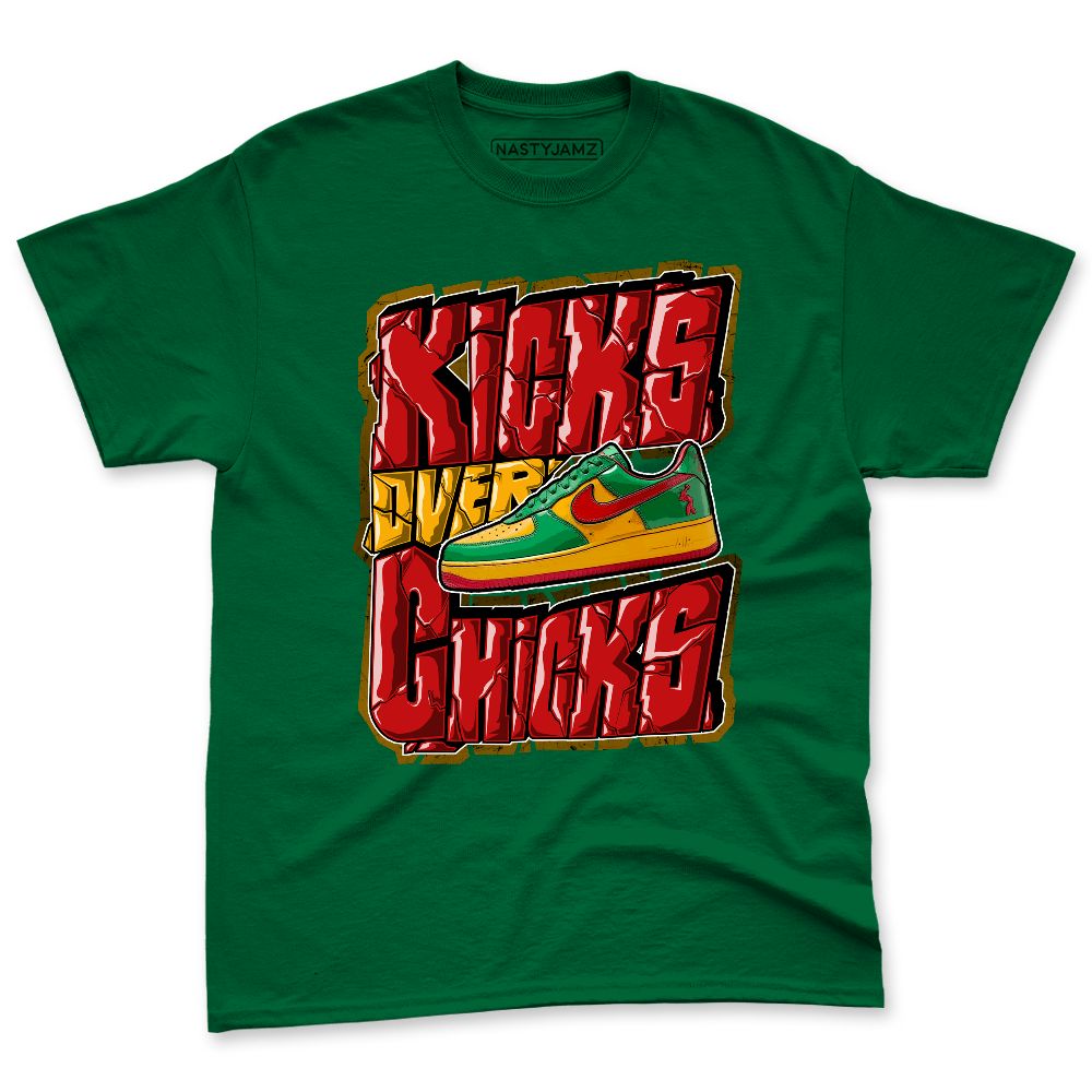 AF-1-Low-Lucky-Green-NastyJamz-Premium-T-Shirt-Match-Kicks-Over-Chicks