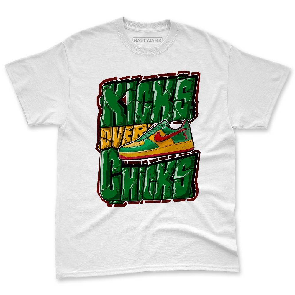 AF-1-Low-Lucky-Green-NastyJamz-Premium-T-Shirt-Match-Kicks-Over-Chicks
