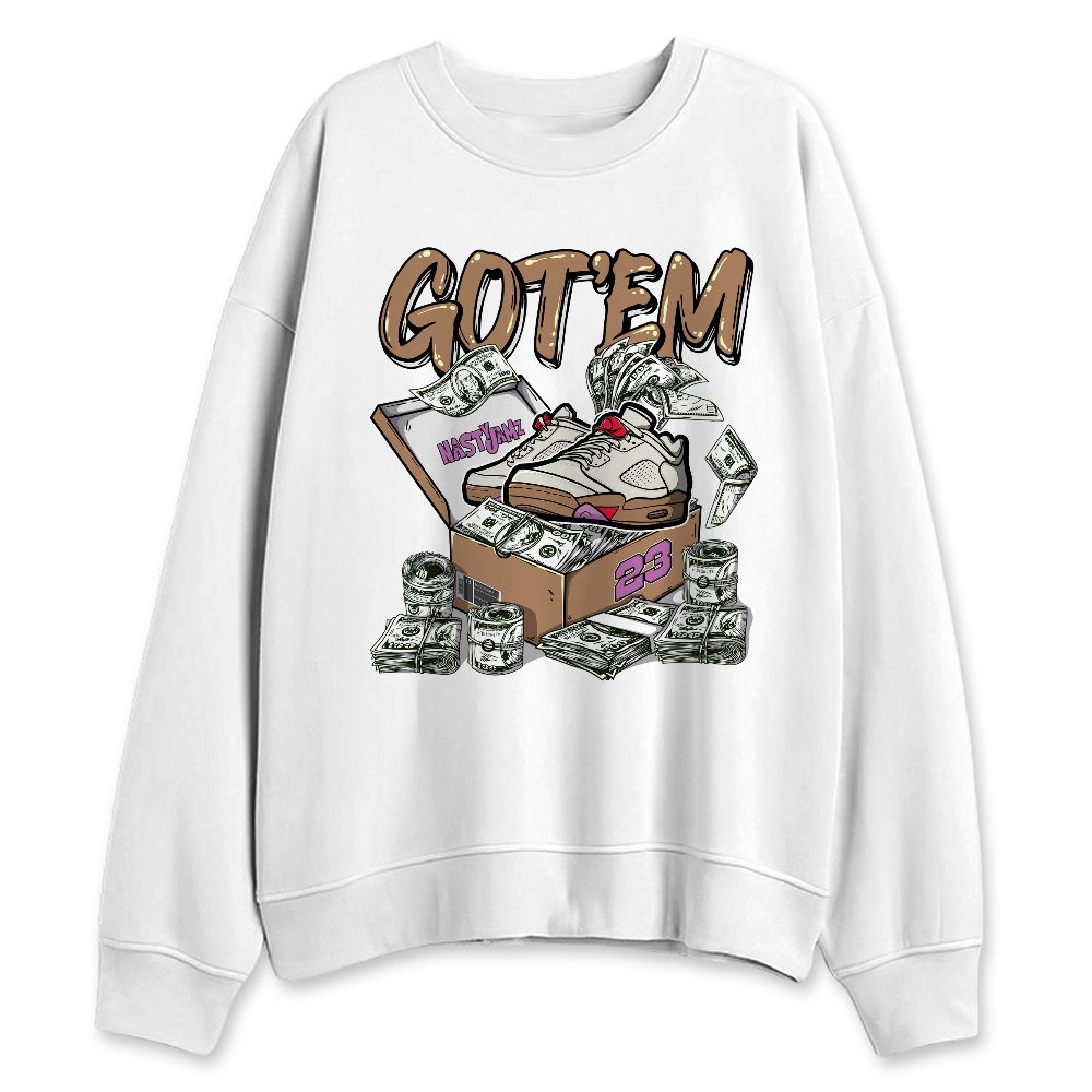 Low-Peanut-Butter-Jelly-5s-NastyJamz-Sweatshirt-Match-Dollar-Sneaker-Box