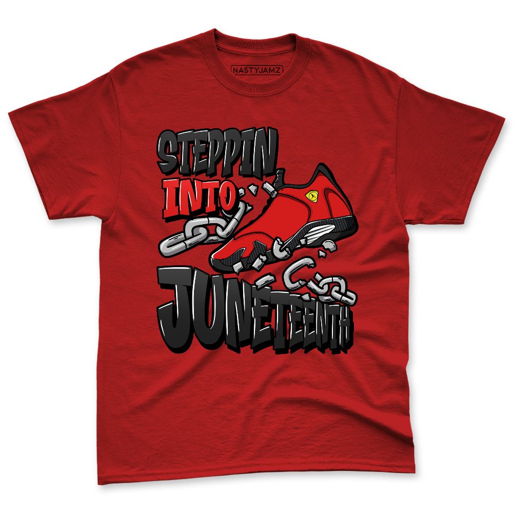 Ferrari-14s-NastyJamz-Premium-T-Shirt-Match-Steppin-Into-Juneteenth