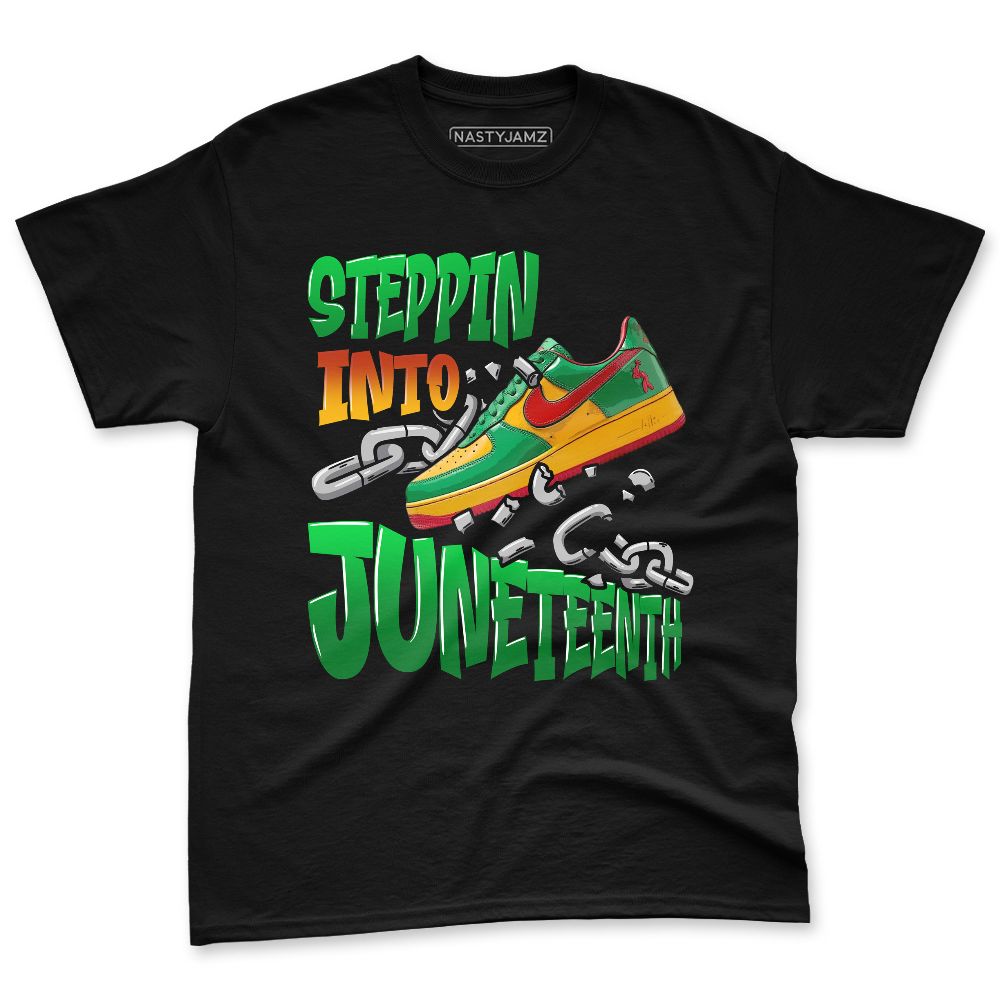 AF-1-Low-Lucky-Green-NastyJamz-Premium-T-Shirt-Match-Steppin-Into-Juneteenth
