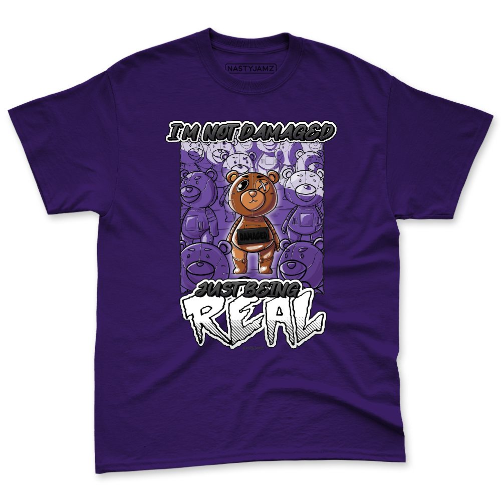 AM-CB-94-Black-Pure-Purple-NastyJamz-Premium-T-Shirt-Match-BER-Damaged-But-Real