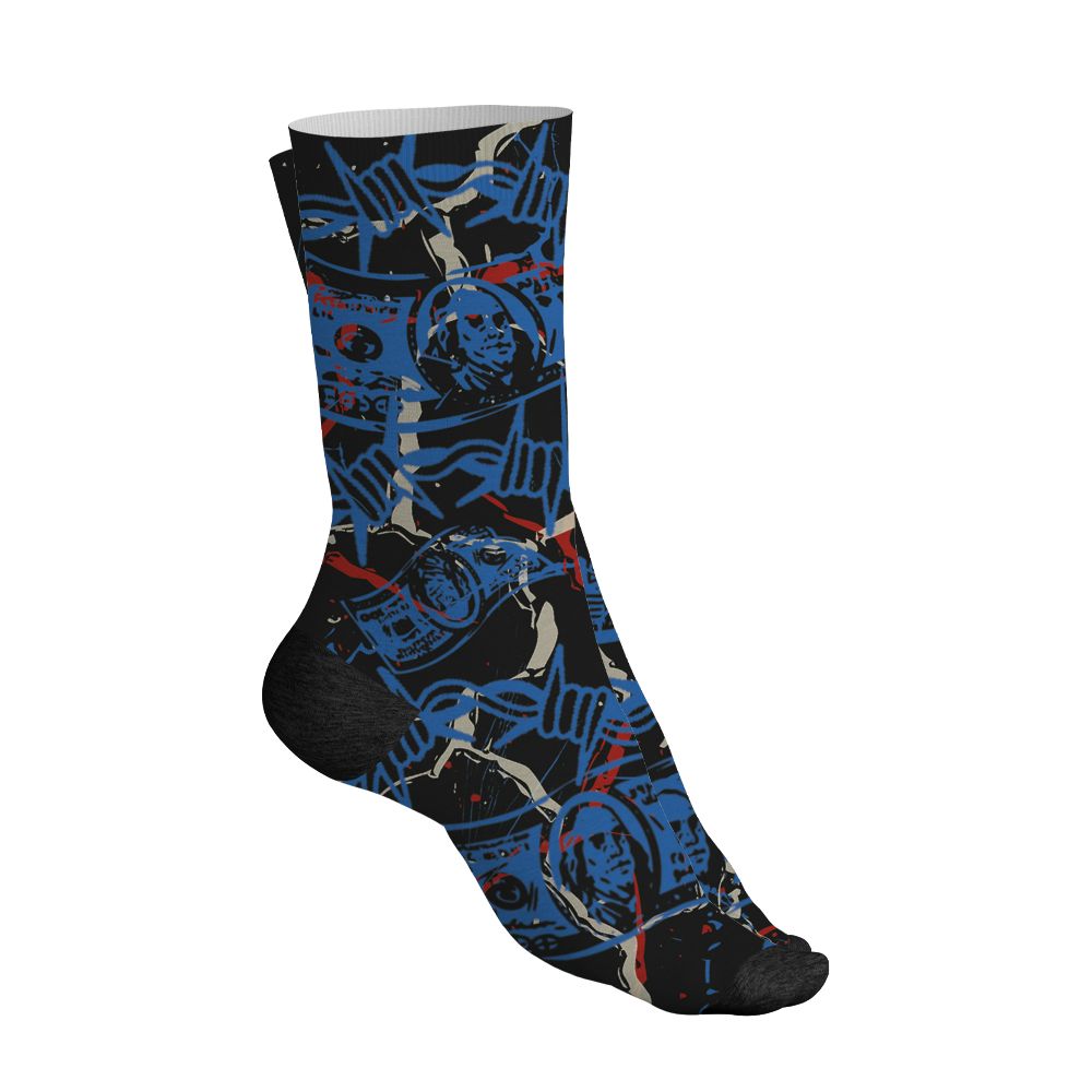 Rare-Air-3s-NastyJamz-Socks-Match-Tough-People-Never-Fall-All-Over-Print