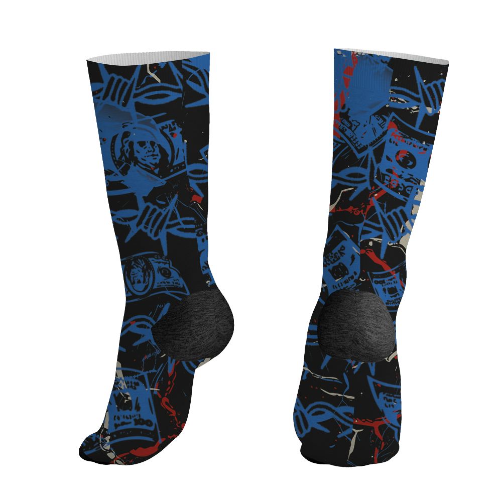 Rare-Air-3s-NastyJamz-Socks-Match-Tough-People-Never-Fall-All-Over-Print
