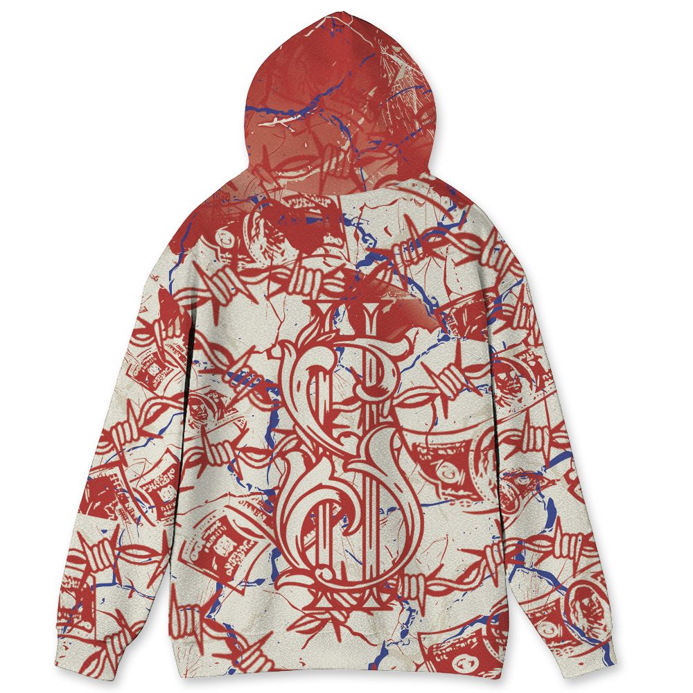 Rare-Air-Cinnabar-1s-NastyJamz-Hoodie-Match-Tough-People-Never-Fall-All-Over-Print