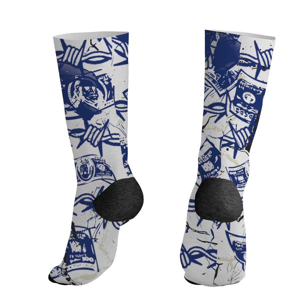 Rare-Air-Deep-Royal-Blue-1s-NastyJamz-Socks-Match-Tough-People-Never-Fall-All-Over-Print