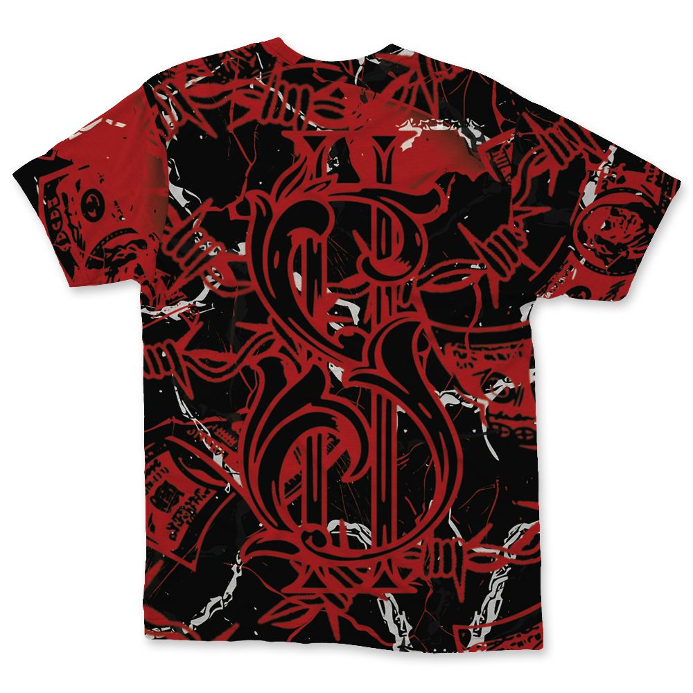 Low-Bred-11s-NastyJamz-T-Shirt-Match-Tough-People-Never-Fall-All-Over-Print