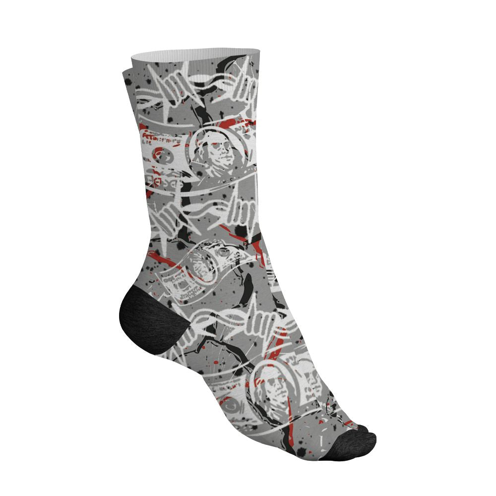 White-Cement-4s-NastyJamz-Socks-Match-Tough-People-Never-Fall-All-Over-Print