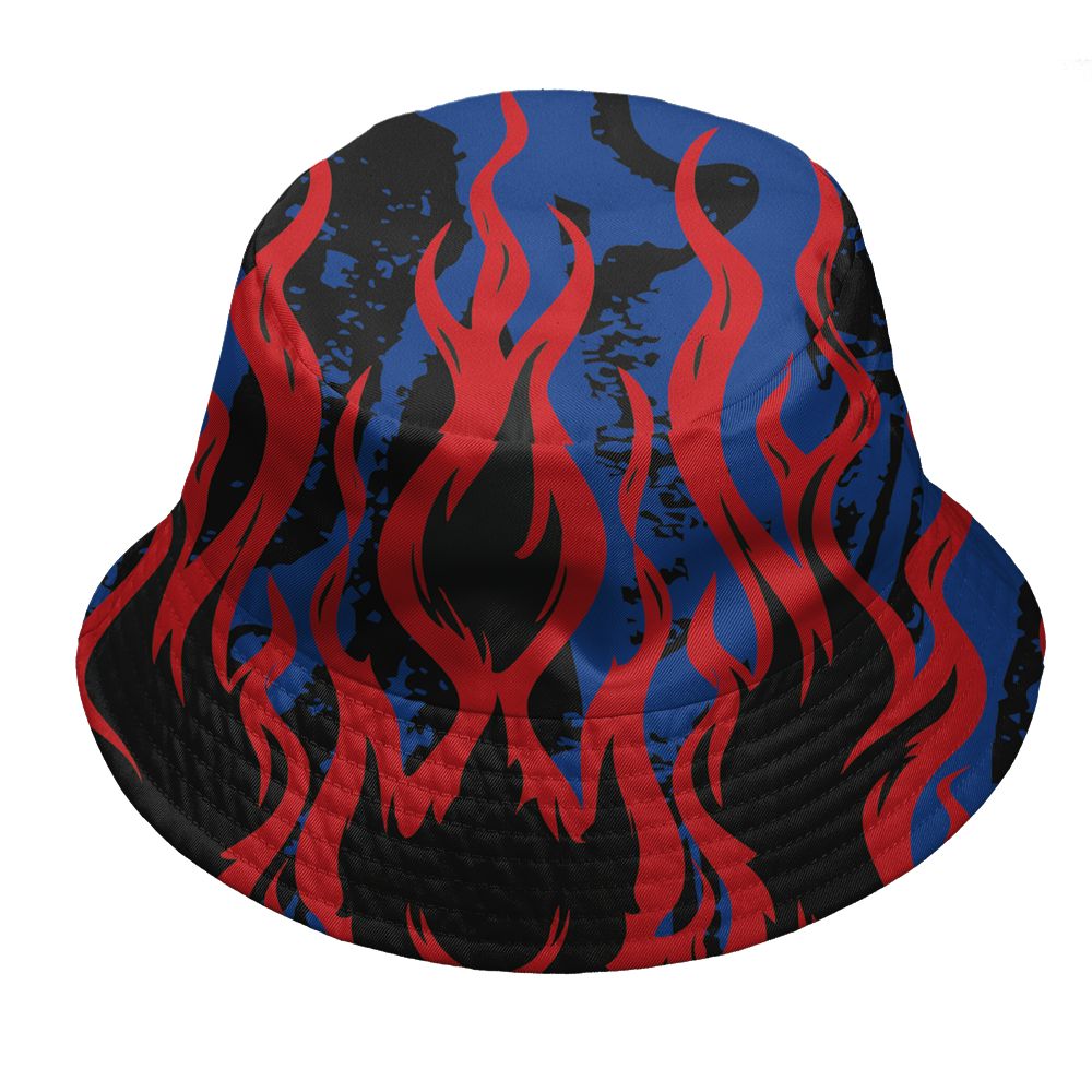 Rare-Air-4s-NastyJamz-Bucket-Hat-Match-23-Burning-Fire-3D-All-Over-Print