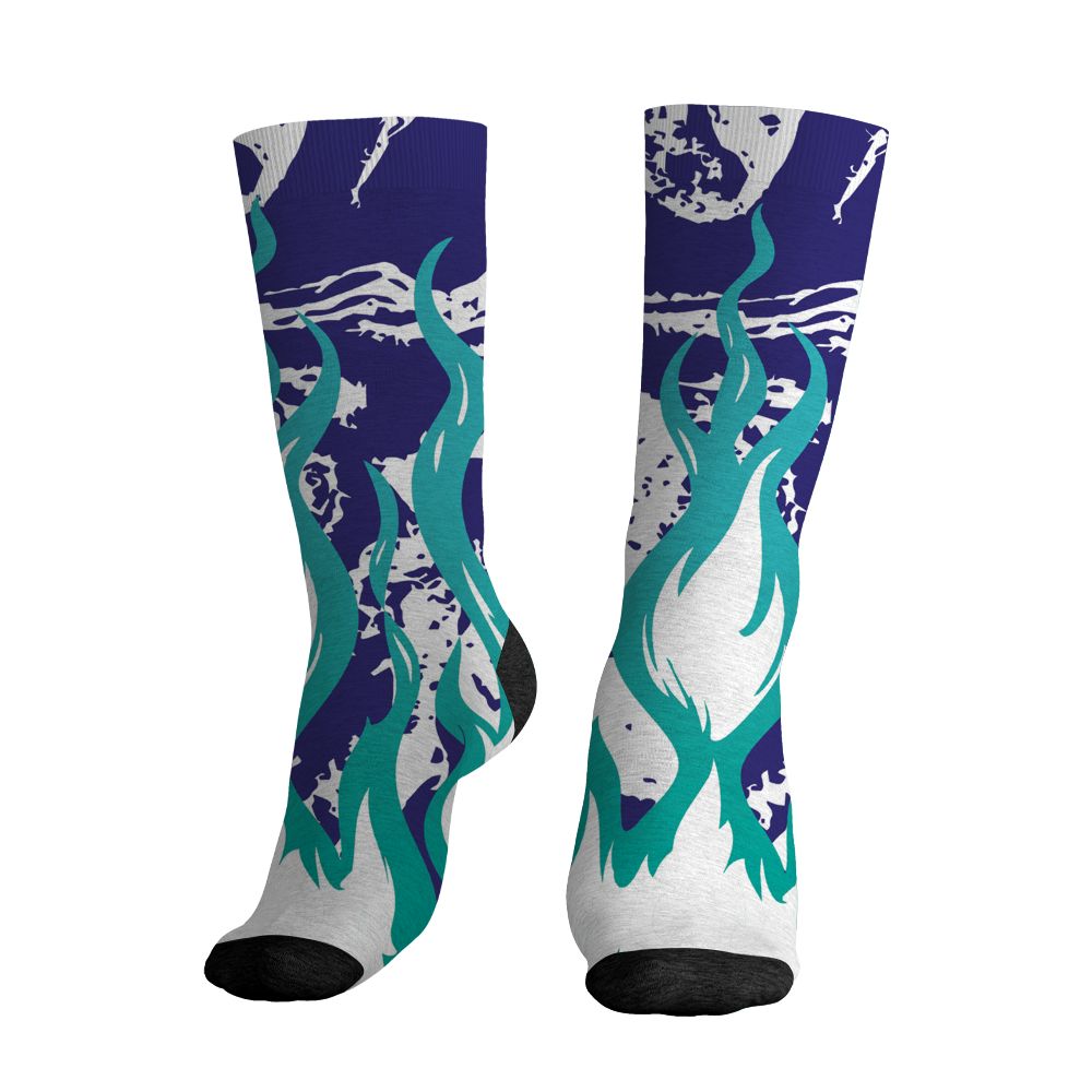 Grape-5s-NastyJamz-Socks-Match-23-Burning-Fire-All-Over-Print
