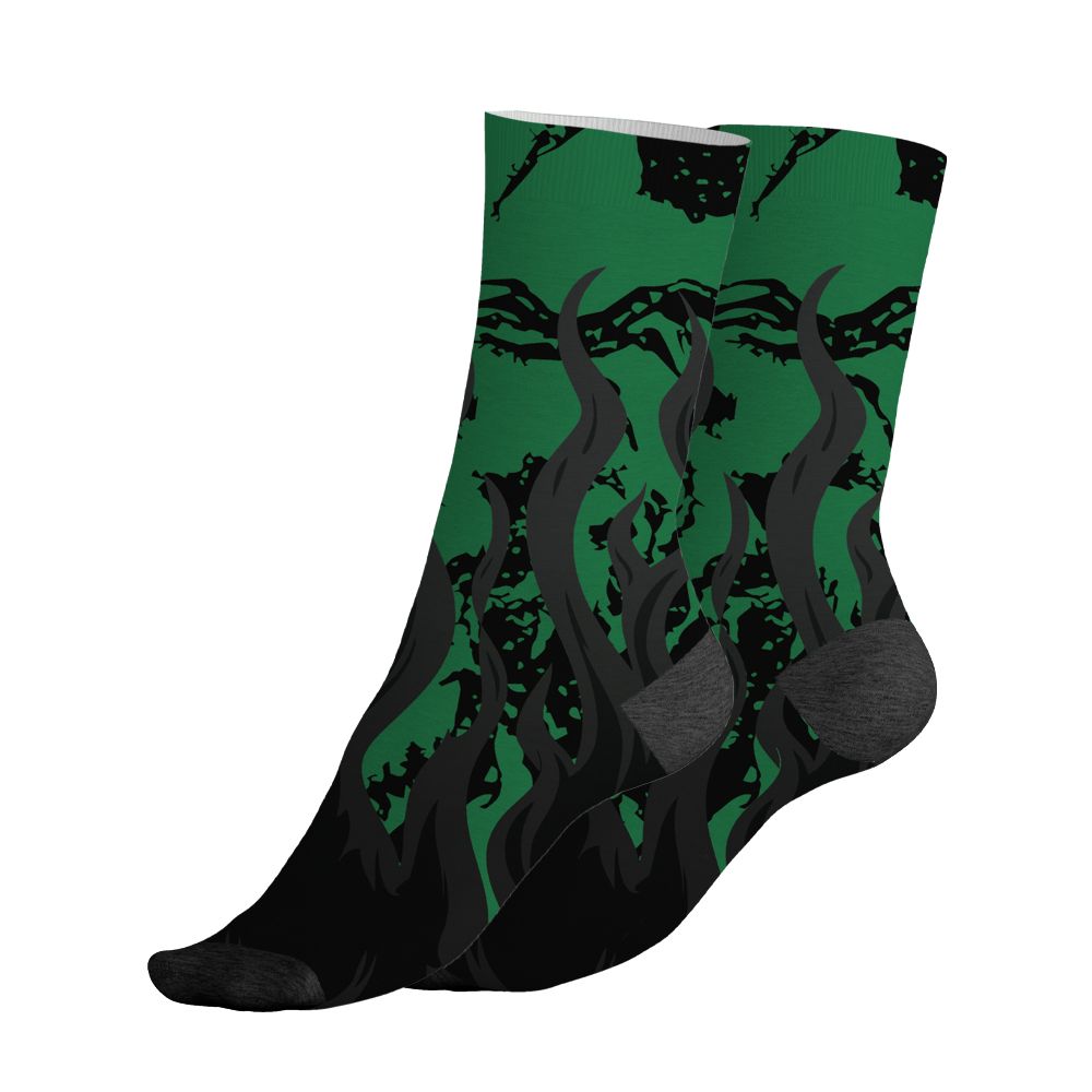 Spizike-Pine-Green-Black-Anthracite-NastyJamz-Socks-Match-23-Burning-Fire-All-Over-Print