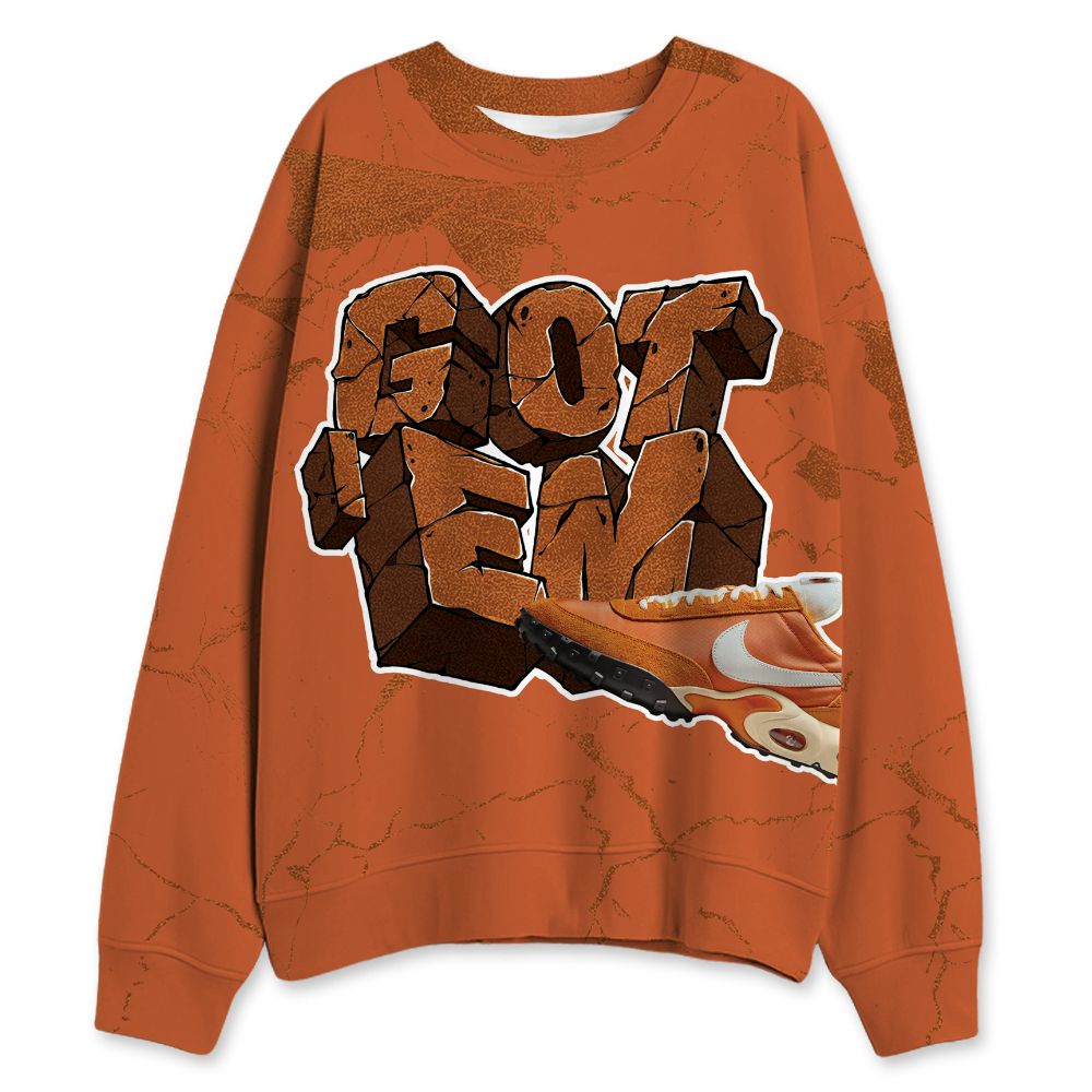 AM-Waffle-Racer-Orange-NastyJamz-Sweatshirt-Match-Got-Em-All-Over-Print