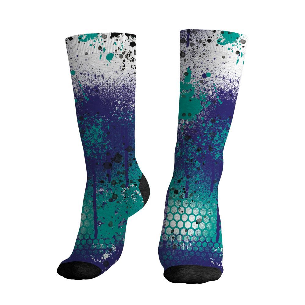 Grape-5s-NastyJamz-Socks-Match-23-Painted-Graffiti