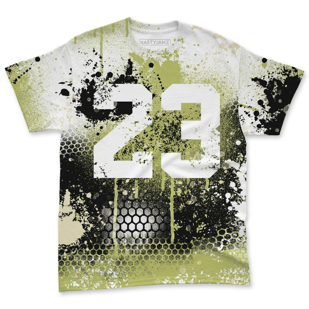 Luminous-Green-5s-NastyJamz-T-Shirt-Match-23-Painted-Graffiti