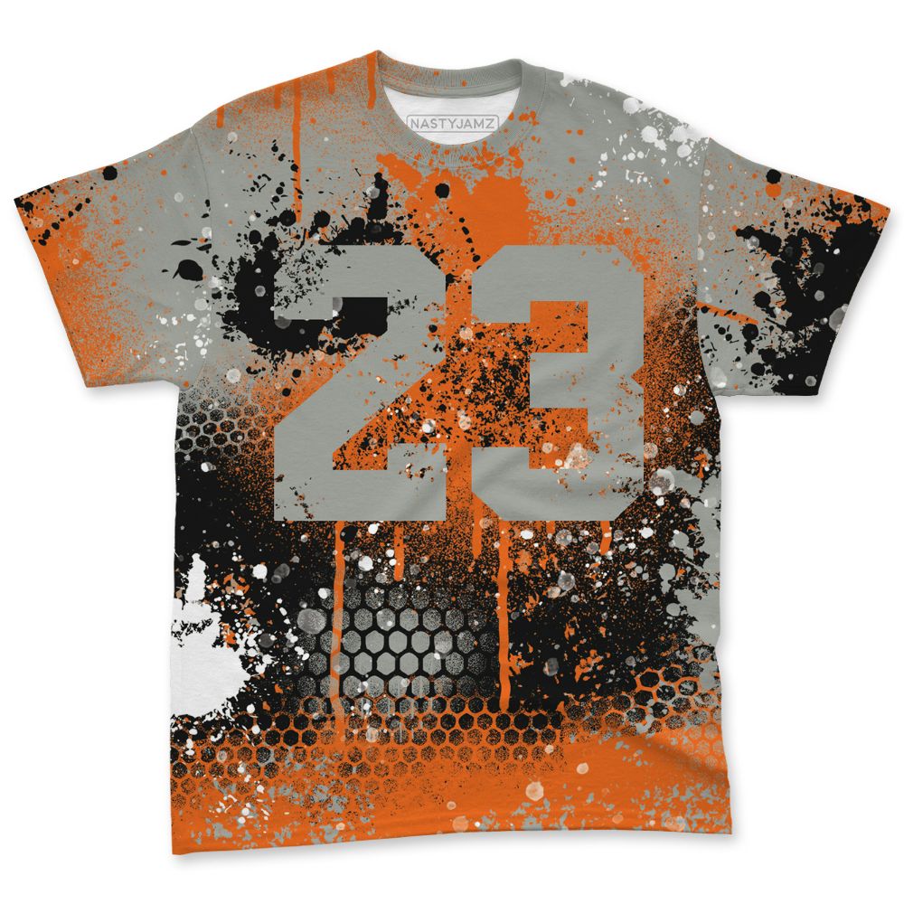AM-95-OG-Bright-Mandarin-NastyJamz-T-Shirt-Match-23-Painted-Graffiti