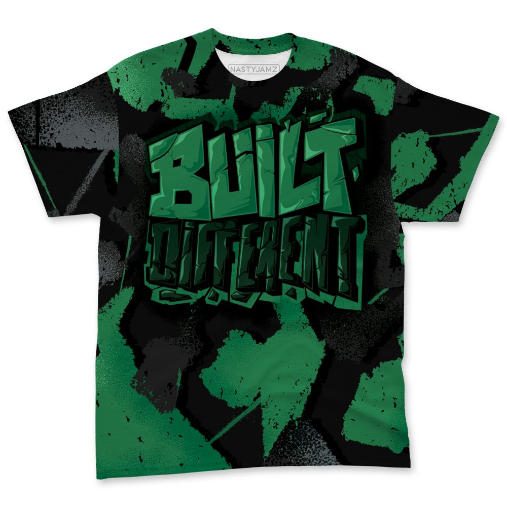 Spizike-Pine-Green-Black-Anthracite-NastyJamz-T-Shirt-Match-Built-Different-All-Over-Print-Broken