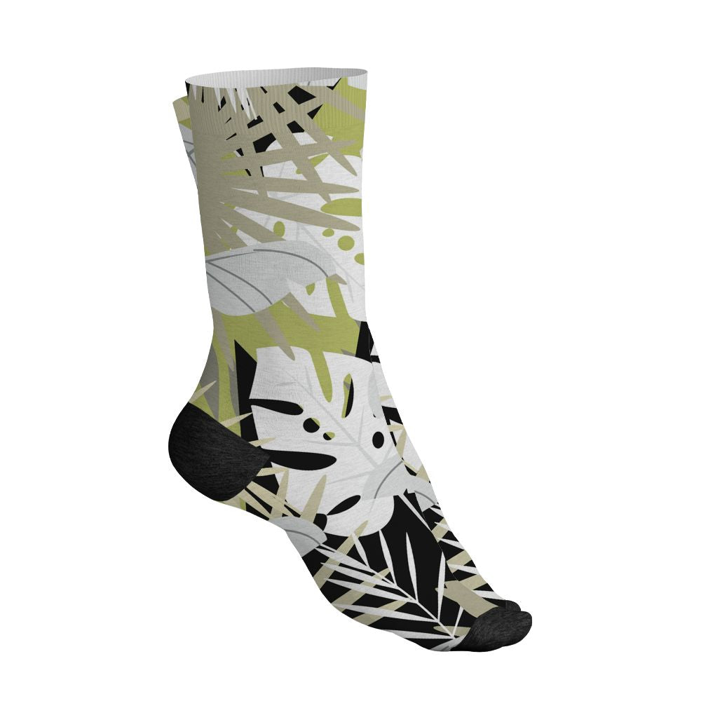 Luminous-Green-5s-NastyJamz-Socks-Match-Custom-23-Leopard-All-Over-Print