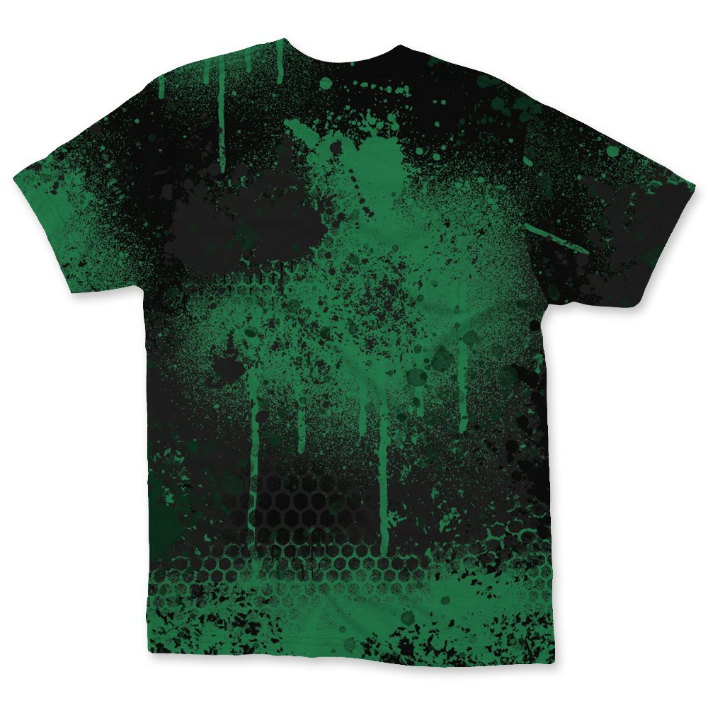 Spizike-Pine-Green-Black-Anthracite-NastyJamz-T-Shirt-Match-23-Painted-Graffiti