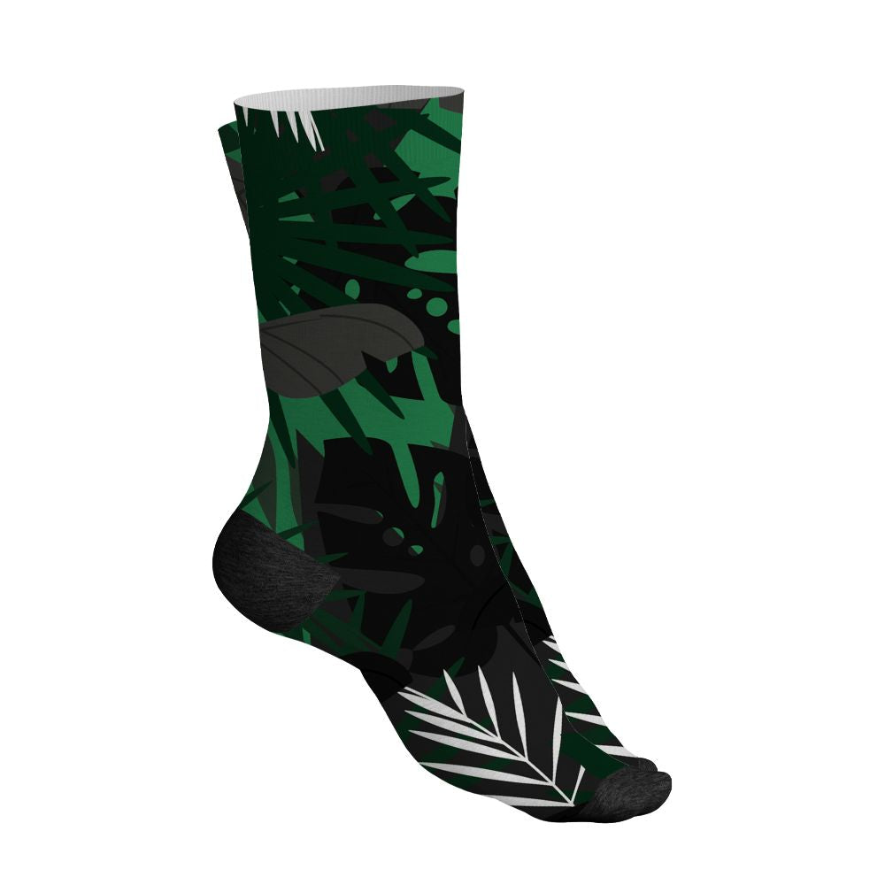 Spizike-Pine-Green-Black-Anthracite-NastyJamz-Socks-Match-Custom-23-Leopard-All-Over-Print