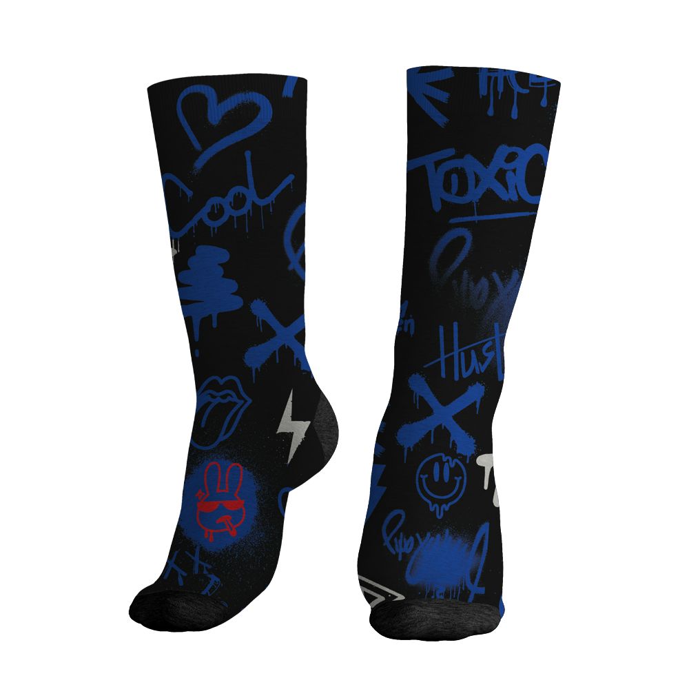 Rare-Air-4s-NastyJamz-Socks-Match-Graffiti-King-All-Over-Print-Doodle-Style