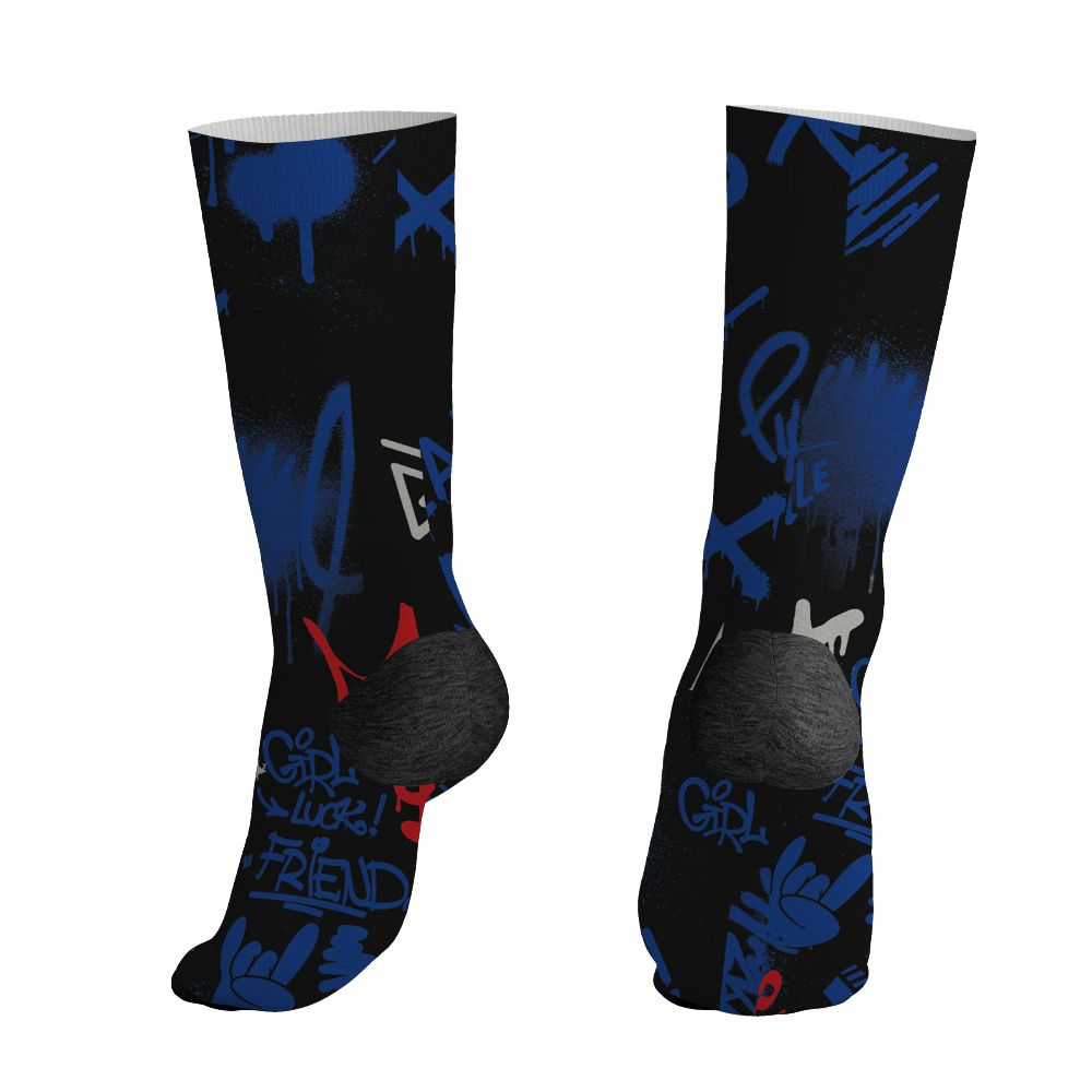 Rare-Air-4s-NastyJamz-Socks-Match-Graffiti-King-All-Over-Print-Doodle-Style