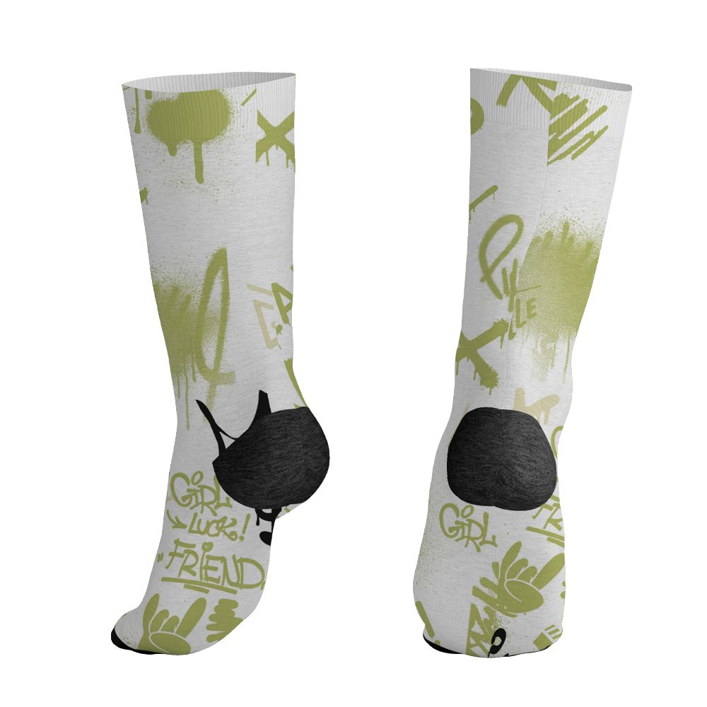 Luminous-Green-5s-NastyJamz-Socks-Match-Graffiti-King-All-Over-Print-Doodle-Style