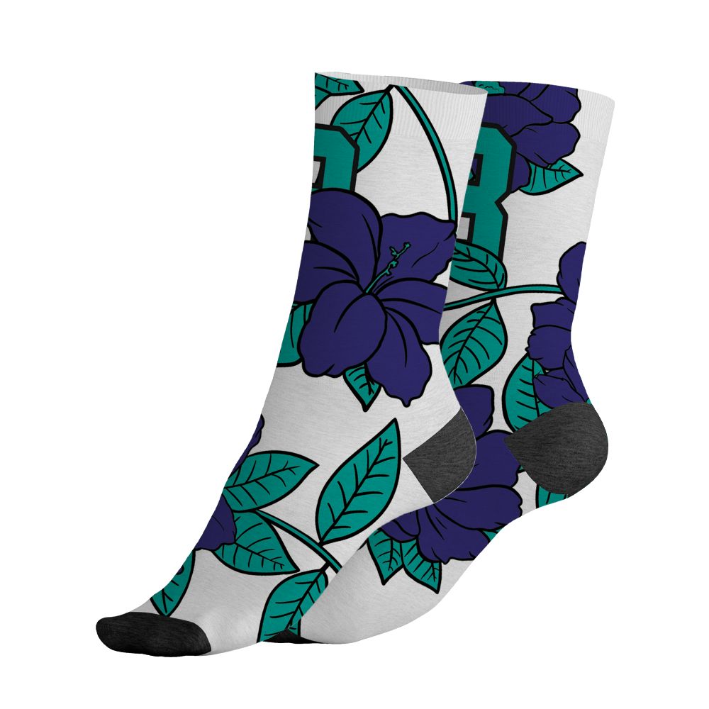 Grape-5s-NastyJamz-Socks-Match-23-Floral-All-Over-Print-Flower