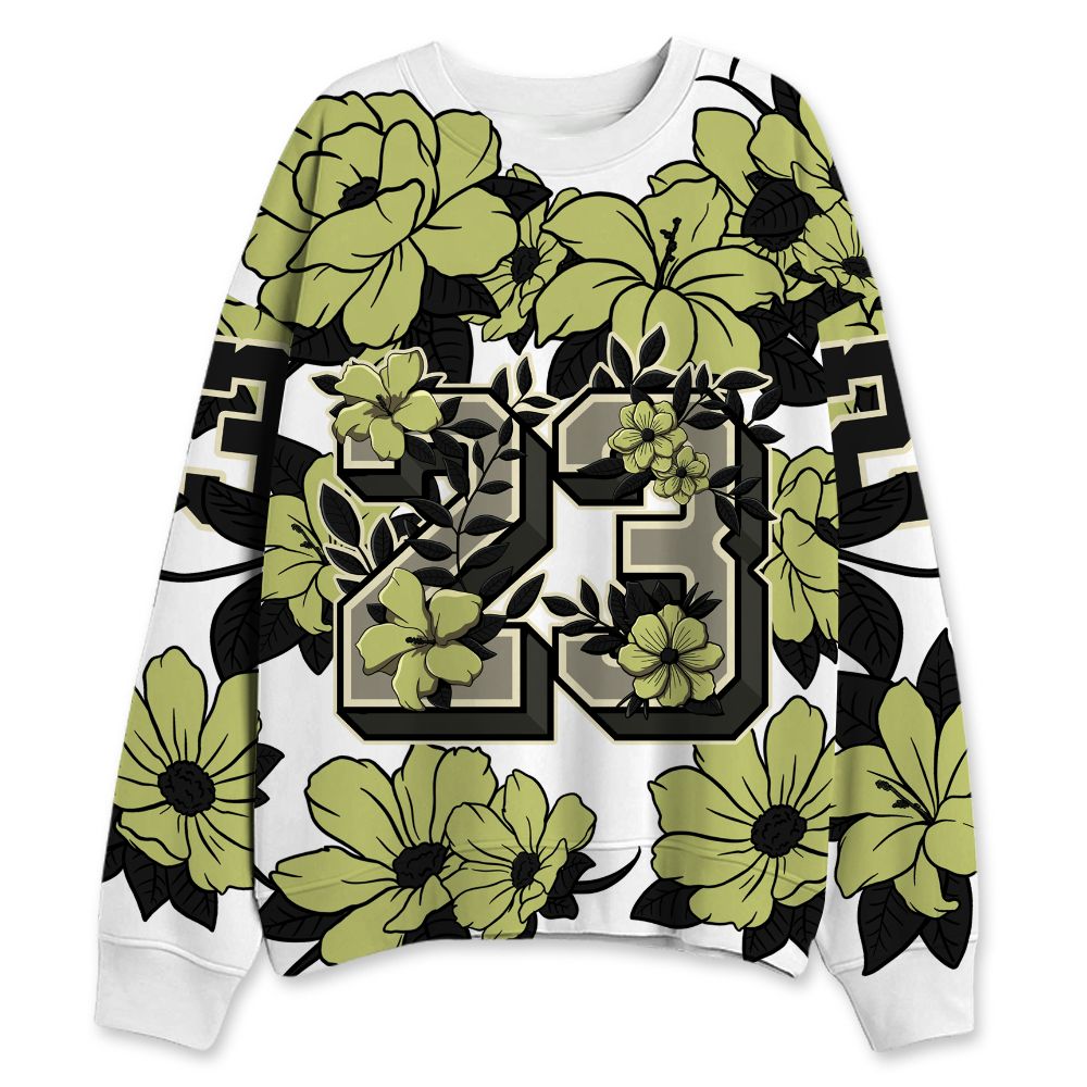 Luminous-Green-5s-NastyJamz-Sweatshirt-Match-23-Floral-All-Over-Print-Flower