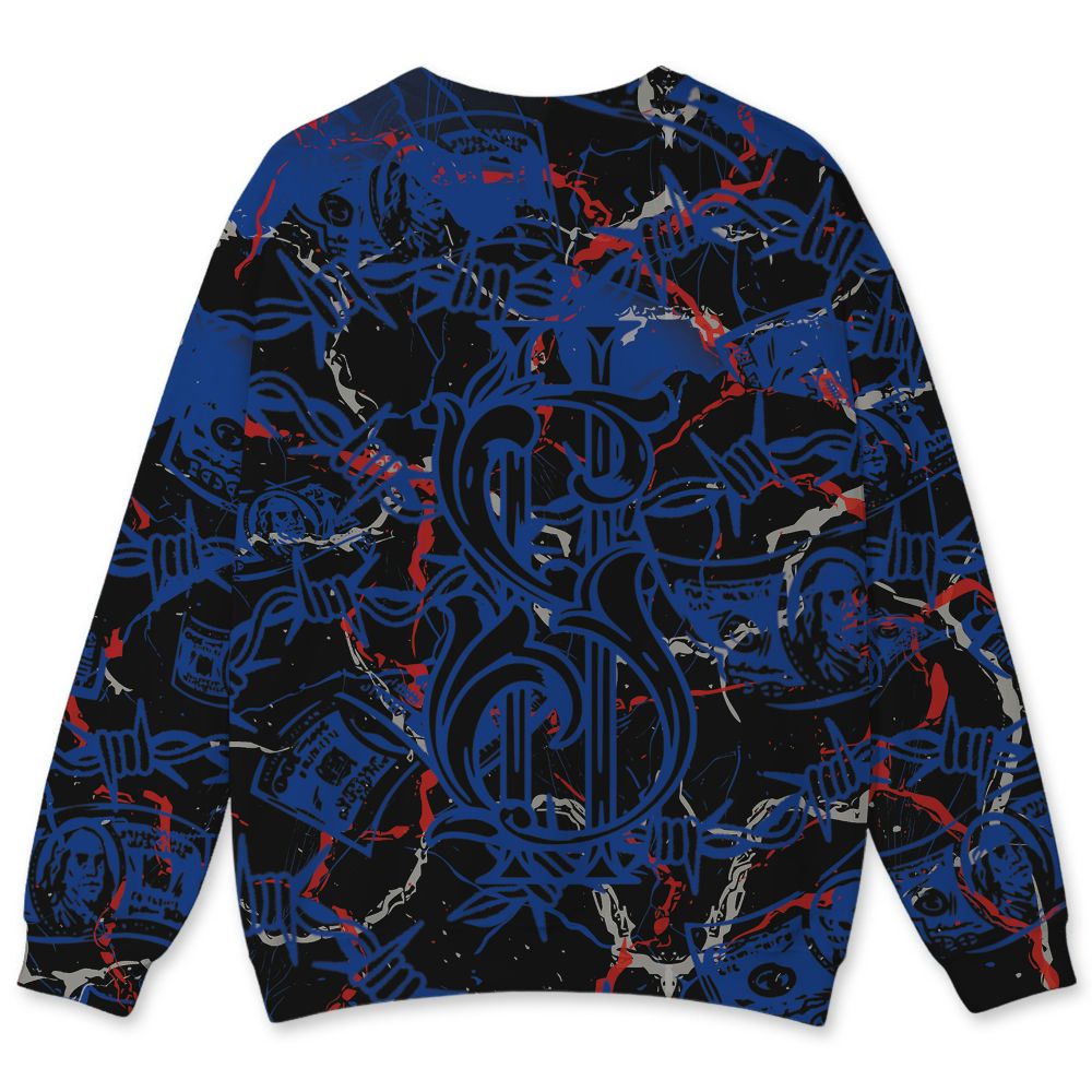 Rare-Air-4s-NastyJamz-Sweatshirt-Match-Tough-People-Never-Fall-All-Over-Print