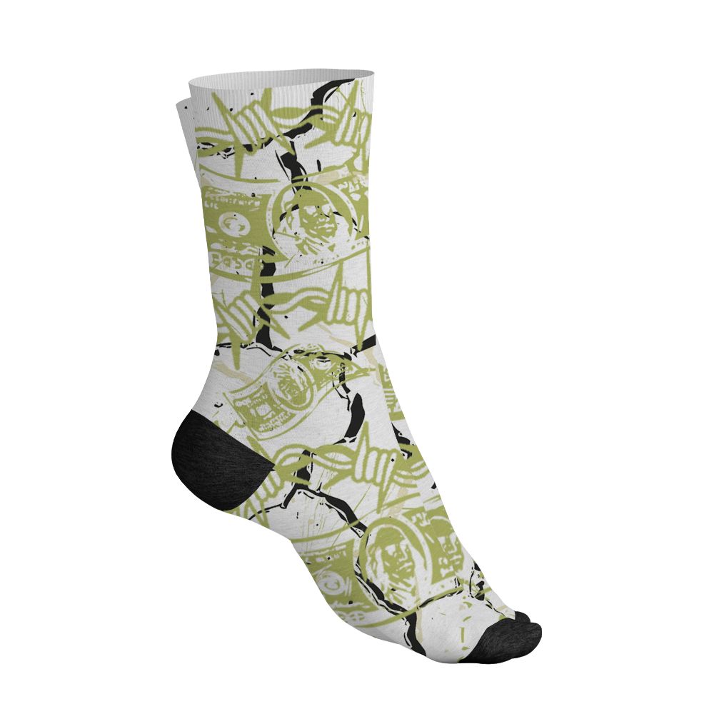 Luminous-Green-5s-NastyJamz-Socks-Match-Tough-People-Never-Fall-All-Over-Print