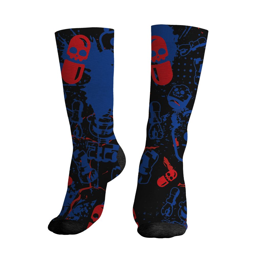 Rare-Air-4s-NastyJamz-Socks-Match-Glowing-Heart-Inside-All-Over-Print