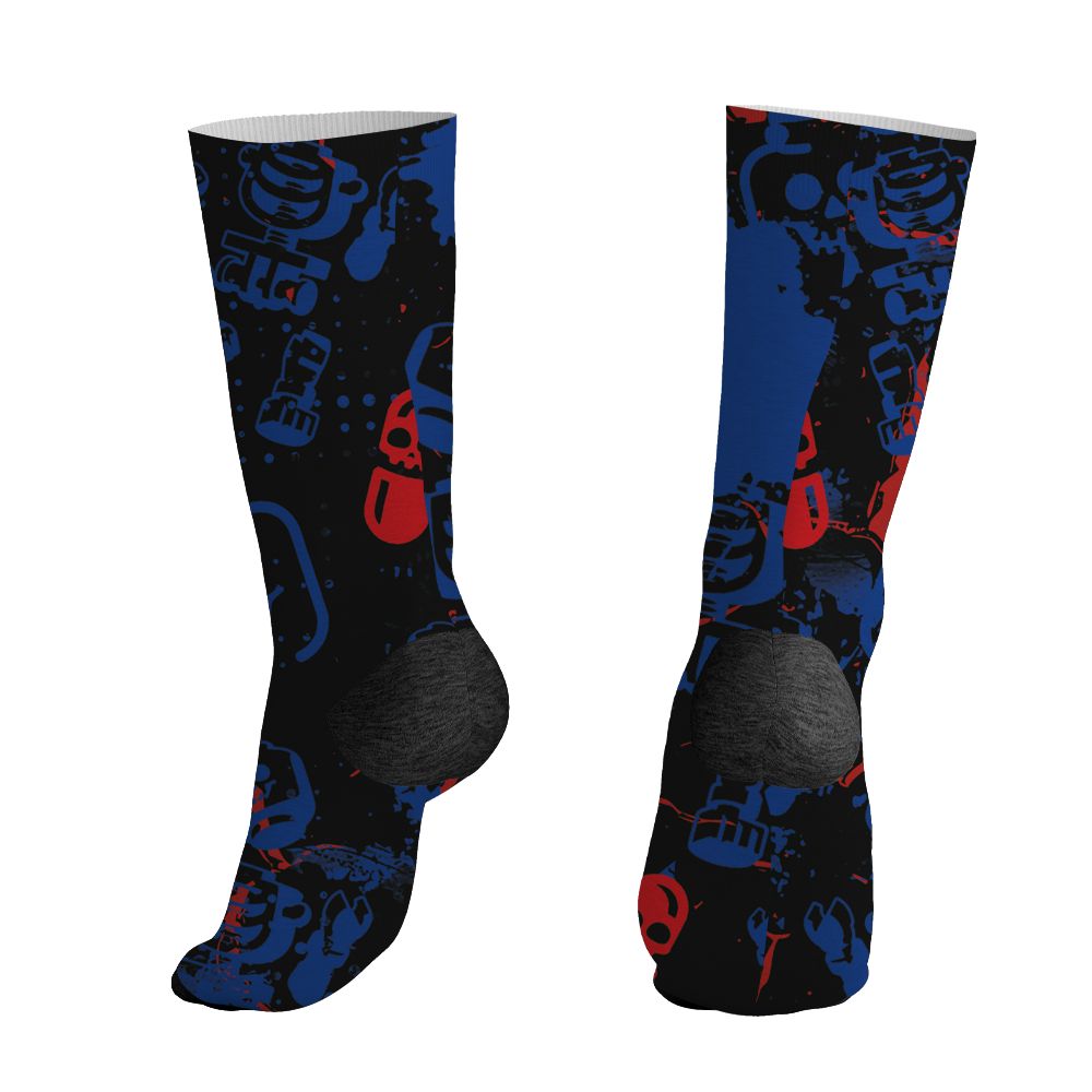 Rare-Air-4s-NastyJamz-Socks-Match-Glowing-Heart-Inside-All-Over-Print