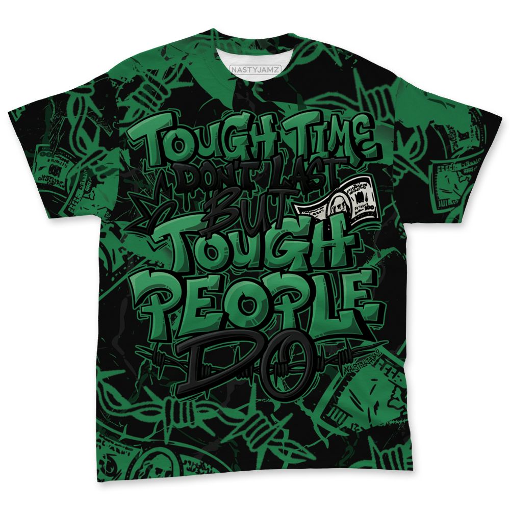 Spizike-Pine-Green-Black-Anthracite-NastyJamz-T-Shirt-Match-Tough-People-Never-Fall-All-Over-Print