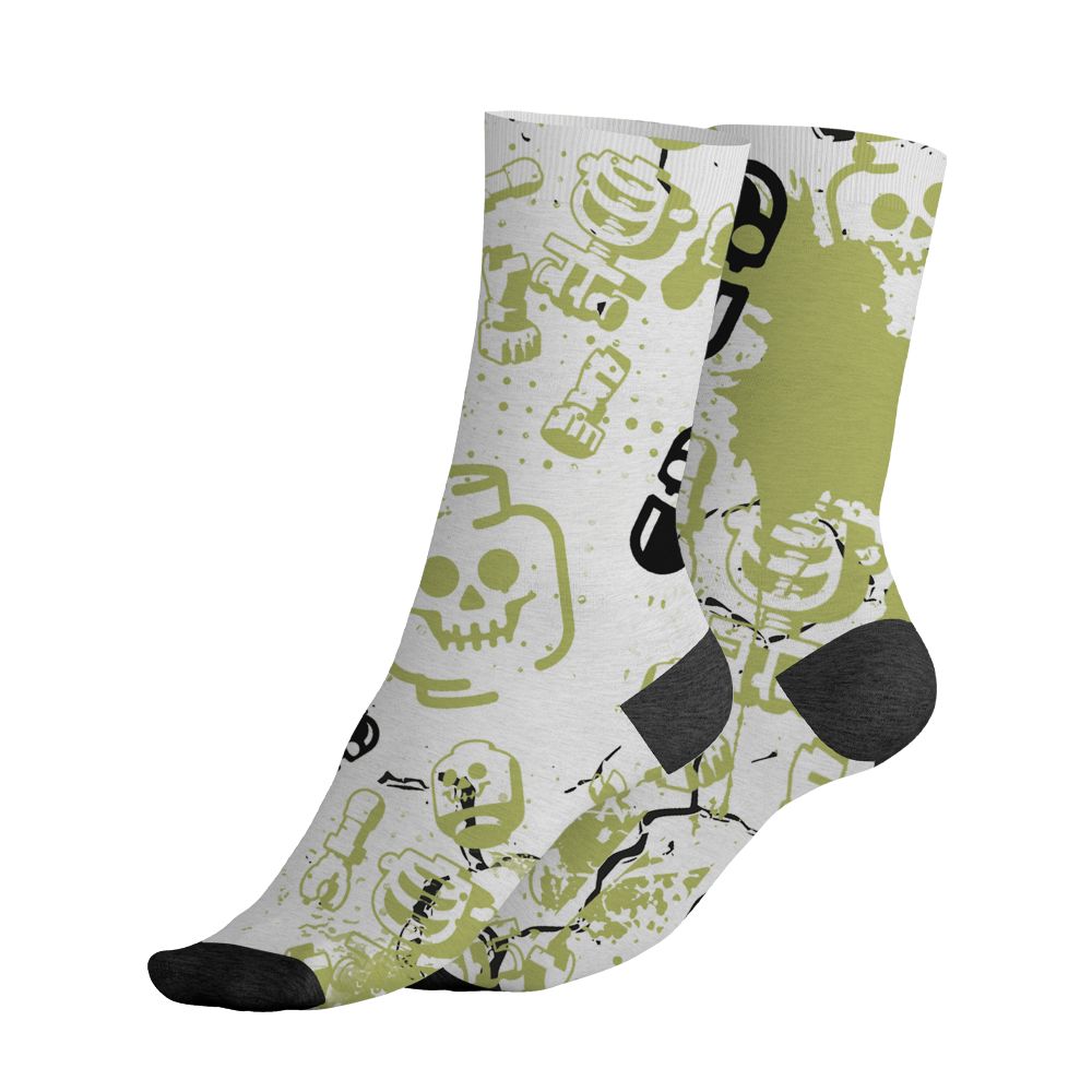 Luminous-Green-5s-NastyJamz-Socks-Match-Glowing-Heart-Inside-All-Over-Print