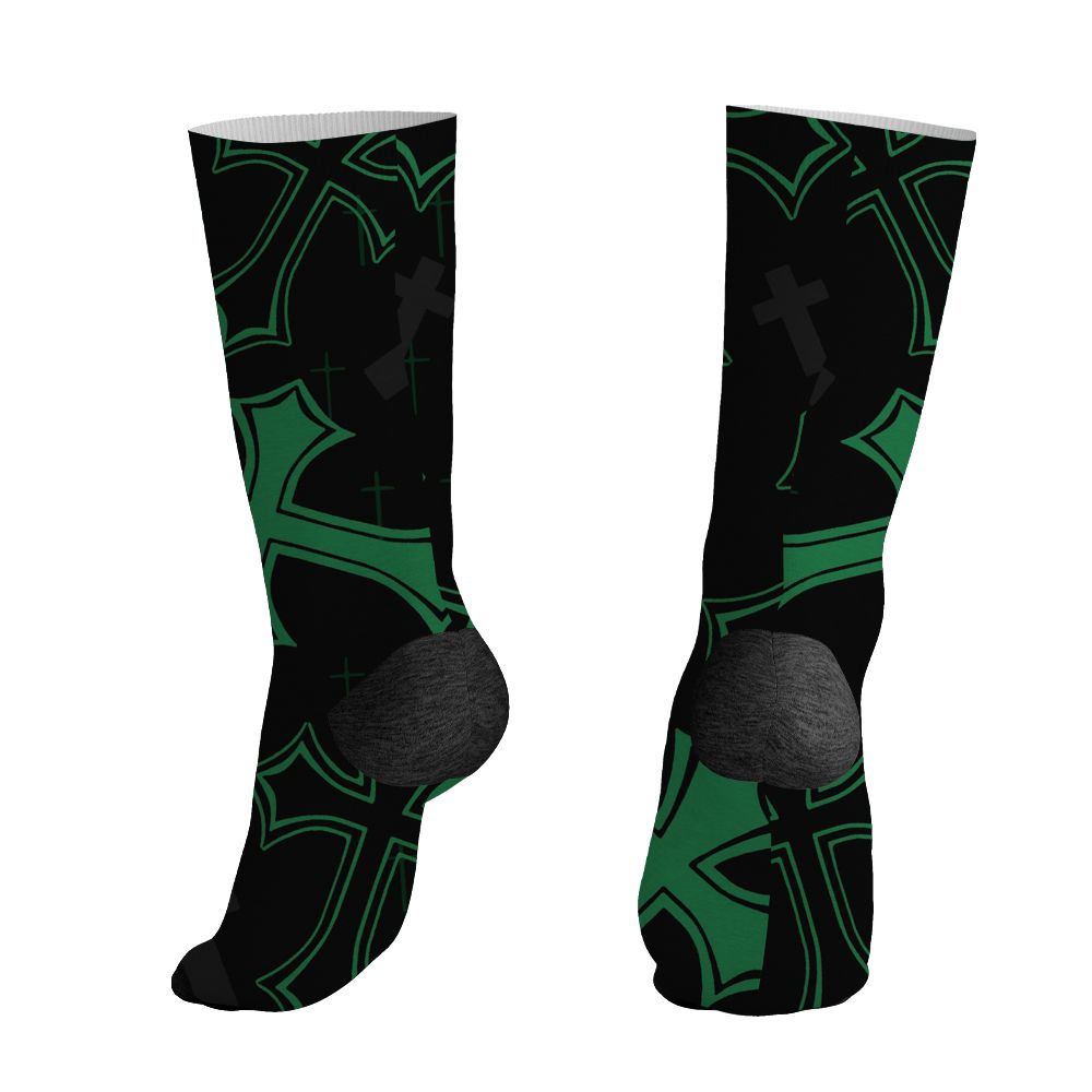 Spizike-Pine-Green-Black-Anthracite-NastyJamz-Socks-Match-God-Got-Me-All-Over-Print