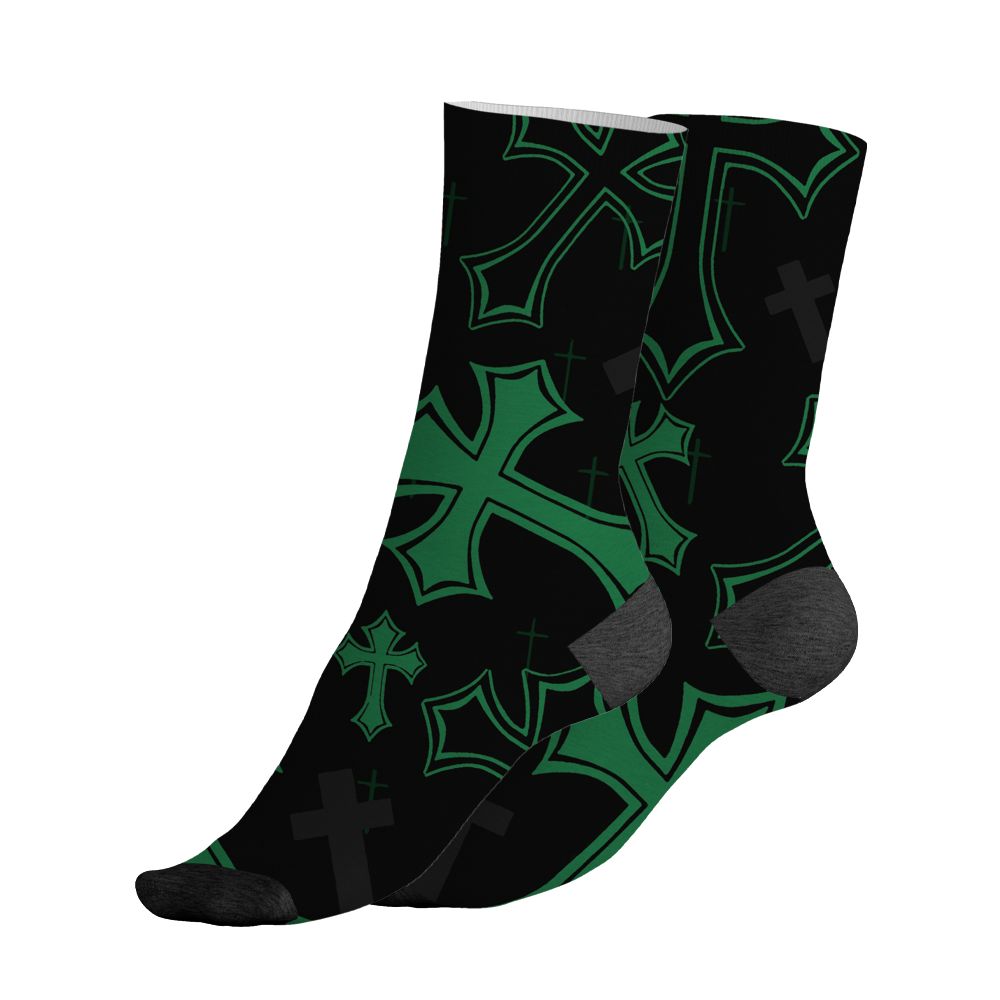 Spizike-Pine-Green-Black-Anthracite-NastyJamz-Socks-Match-God-Got-Me-All-Over-Print